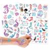 100 Kindertattoos zum Aufkleben – Meerjungfrauen
