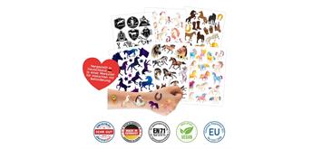 100 Kindertattoos zum Aufkleben – Pferde