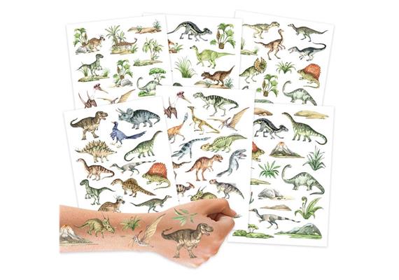 100 Kindertattoos zum Aufkleben – Welt der Dinos