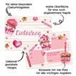 12 Einladungskarten zum Geburtstag – Törtchen Rosa | Bild 2