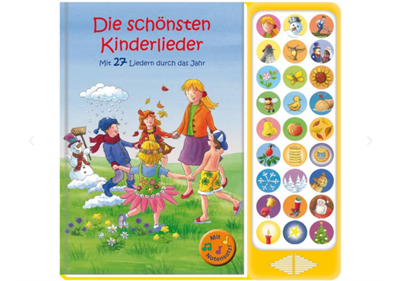 27-Button-Soundbuch - Die schönsten Kinderlieder