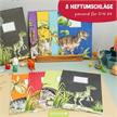 8 Papierheftumschläge A4 DIN Welt der Dino | Bild 2