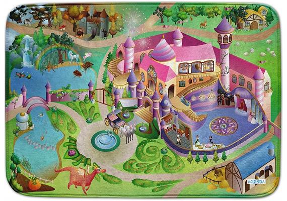 Achoka - Spielteppich Prinzessin100 x 150 cm ultrasoft