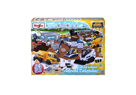 Adventskalender Baufahrzeuge