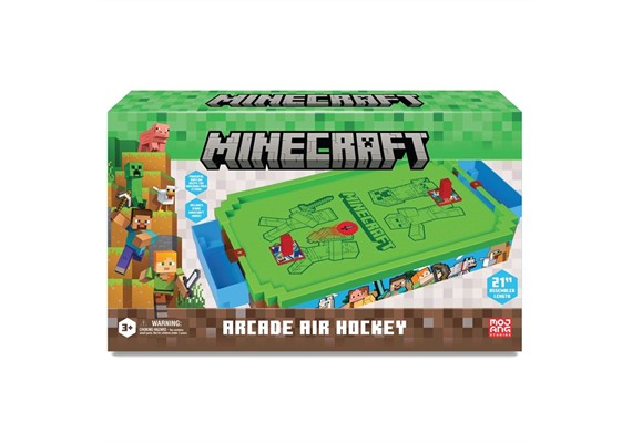 Ambassador MC2502_OW Minecraft Arcade Air Hockey Premium Overworld