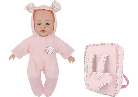 Amia Babypuppe Lilly 30 cm, mit Puppentrage