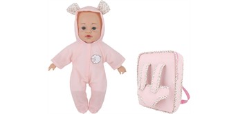 Amia Babypuppe Lilly 30 cm, mit Puppentrage