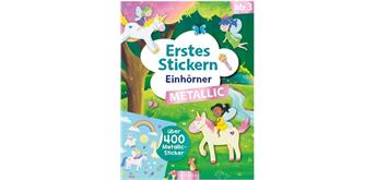 Ars Edition - Erstes Stickern Metallic – Einhörner