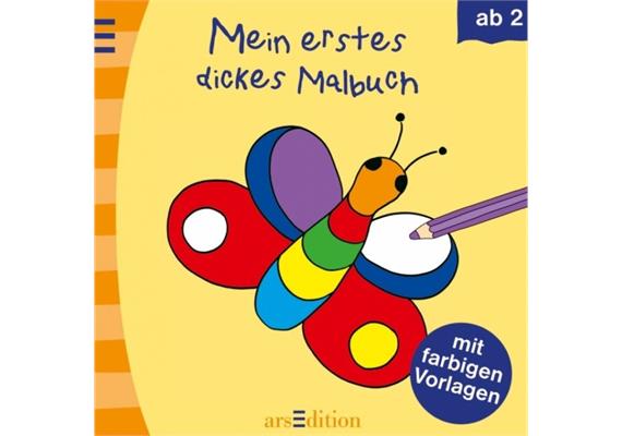 Ars Edition Malbuch ab 2: Mein erstes dickes Malbuch