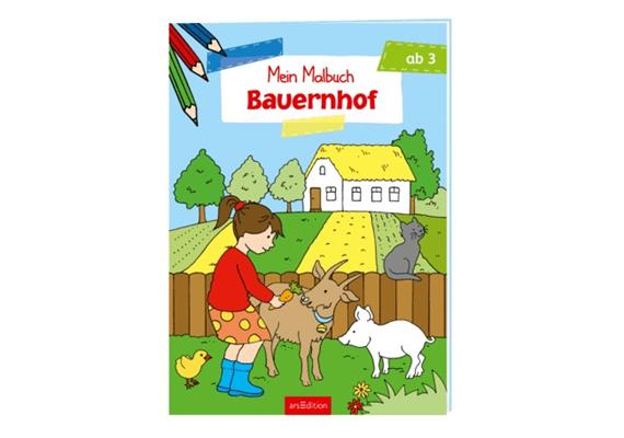 Ars Edition - Malbuch ab 3 - Bauernhof