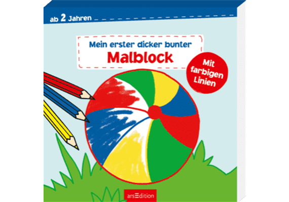 Ars Edition - Mein erster dicker bunter Malblock