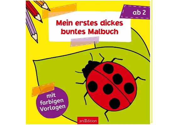 Ars Edition - Mein erstes dickes buntes Malbuch ab 2