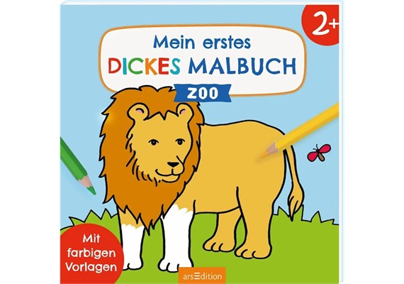 arsEdition Mein erstes dickes Malbuch Zoo