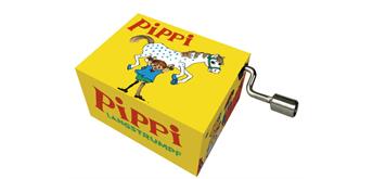 art & music Spieluhr "Pippi Langstrumpf" gelb