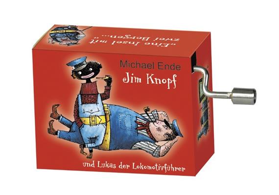 art&music Spieluhr "Jim Knopf" rot