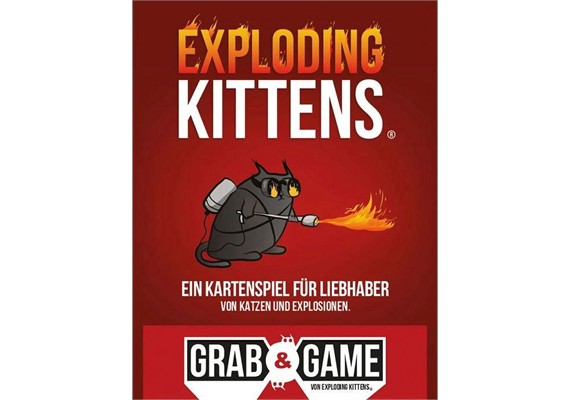 Asmodee Exploding Kittens Grab & Game
