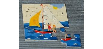 Atelier Fischer 6012 Puzzle Fahrzeuge 9-teilig Segelschiff