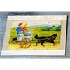 Atelier Fischer 6021 Puzzle Bauernhof 12-teilig Hund mit 2 Kindern