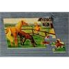 Atelier Fischer 6021 Puzzle Bauernhof 12-teilig Pferde