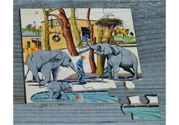 Atelier Fischer 6032 Puzzle Zoo - Elefanten