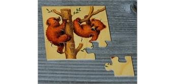 Atelier Fischer 6011 Puzzle Bären 9-teilig - 2 Bären auf dem Baum