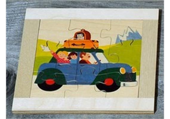 Atelier Fischer 6012 Puzzle Fahrzeuge 9-teilig Auto