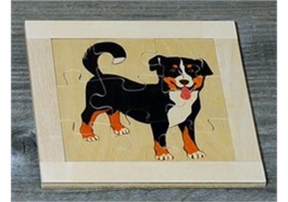 Atelier Fischer 6010 Puzzle Haustiere 9-teilig - Hund