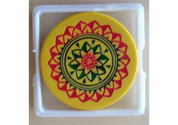 Atelier Radscha Carrom Striker Turnier - 41,7 mm; 15 gr. 1 Stück assortiert Gelb