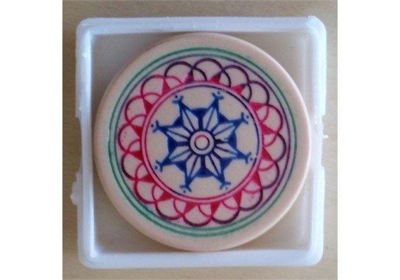 Atelier Radscha Carrom Striker Turnier - 41,7 mm; 15 gr. 1 Stück assortiert Weiss