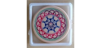 Atelier Radscha Carrom Striker Turnier - 41,7 mm; 15 gr. 1 Stück assortiert Weiss
