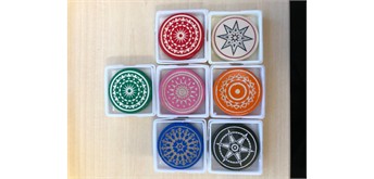 Atelier Radscha Carrom Striker Turnier - 41,7 mm; 15 gr. 1 Stück assortiert