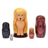 Babuschka Golden Retriever 5 Stück, 11 cm
