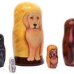 Babuschka Golden Retriever 5 Stück, 11 cm | Bild 2