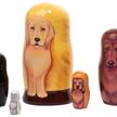 Babuschka Golden Retriever 5 Stück, 11 cm | Bild 3