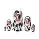 Babuschka Holstein Kuh 5 Stück