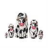 Babuschka Holstein Kuh 5 Stück