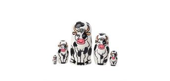 Babuschka Holstein Kuh 5 Stück