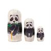 Babuschka Panda 3 Stück, 8.9 cm