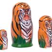 Babuschka Tiger 3 Stück, 8.9 cm | Bild 3
