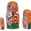 Babuschka Tiger 3 Stück, 8.9 cm | Bild 2
