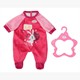 BABY born 832646 Strampler pink Grösse 43 cm