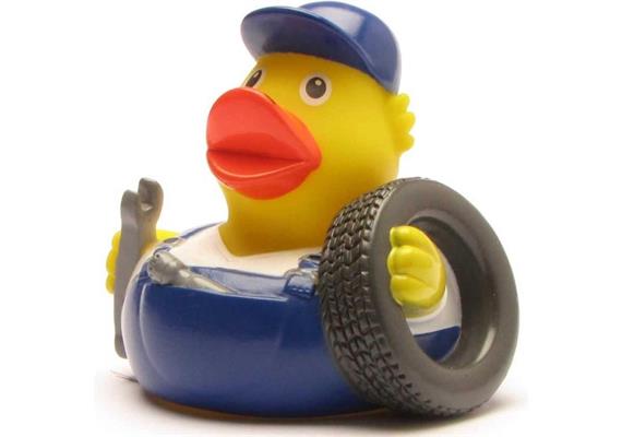 Badeente Auto-Mechaniker- Gummiente