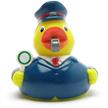 Badeente Bahnhofs-Schaffner - Gummiente | Bild 3