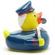 Badeente Bahnhofs-Schaffner - Gummiente | Bild 2