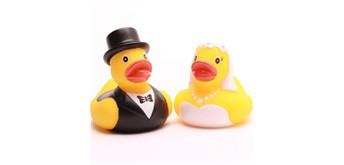 Badeente Brautpaar