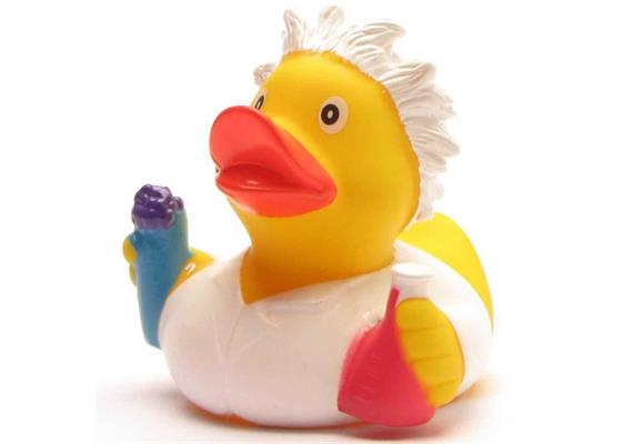 Badeente Chemiker - Gummiente