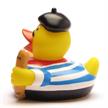 Badeente City Duck Frankreich - Gummiente | Bild 4