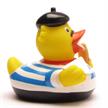 Badeente City Duck Frankreich - Gummiente | Bild 2