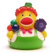 Badeente Clown Gummiente | Bild 3