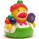 Badeente Clown Gummiente